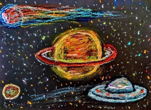 рисунок космос